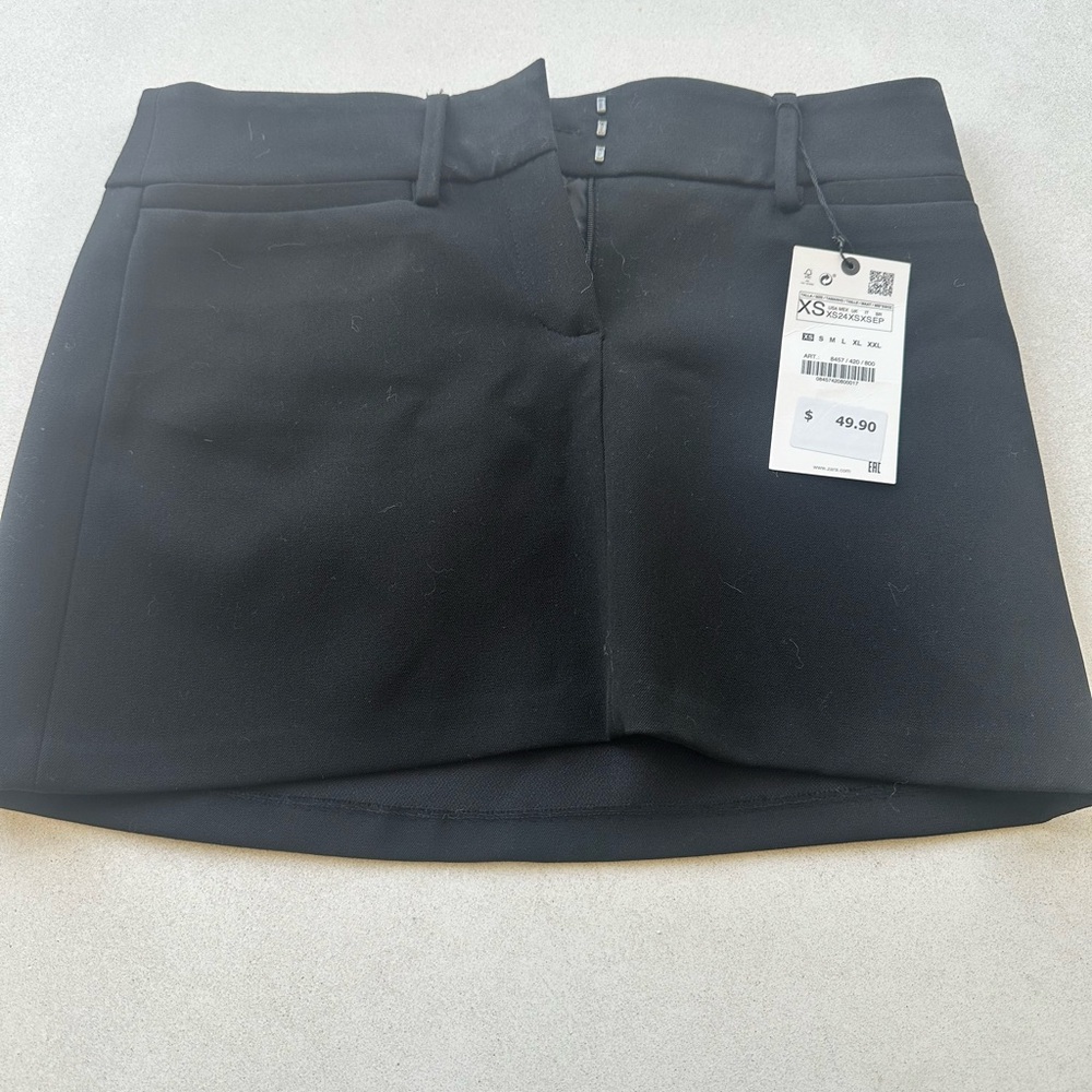 Zara Black Mini Skirt